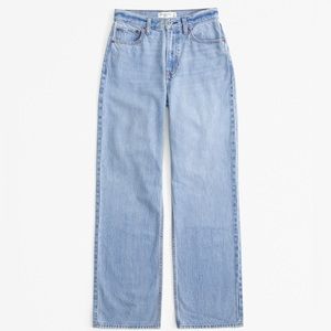 Abercrombie Curve Love High Rise Loose Jeans